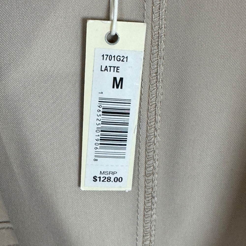 MAX STUDIO Latte Drape Front Open‎ Trench Jacket … - image 4